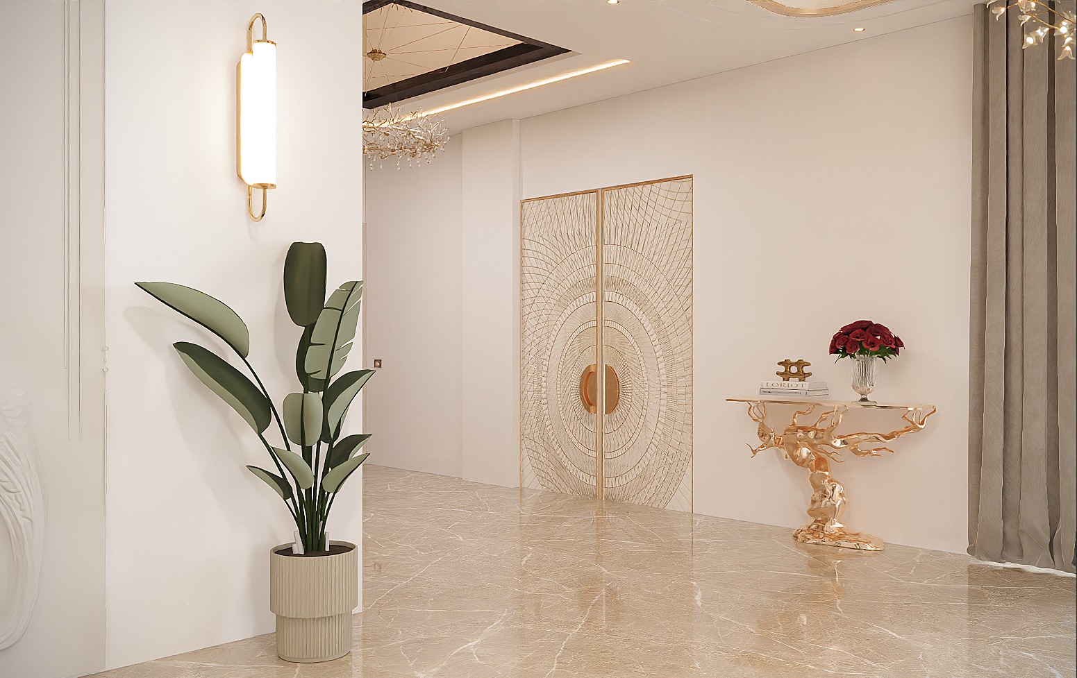 Living, Kitchen, Dining & Foyer — Umbratha Dezign interior