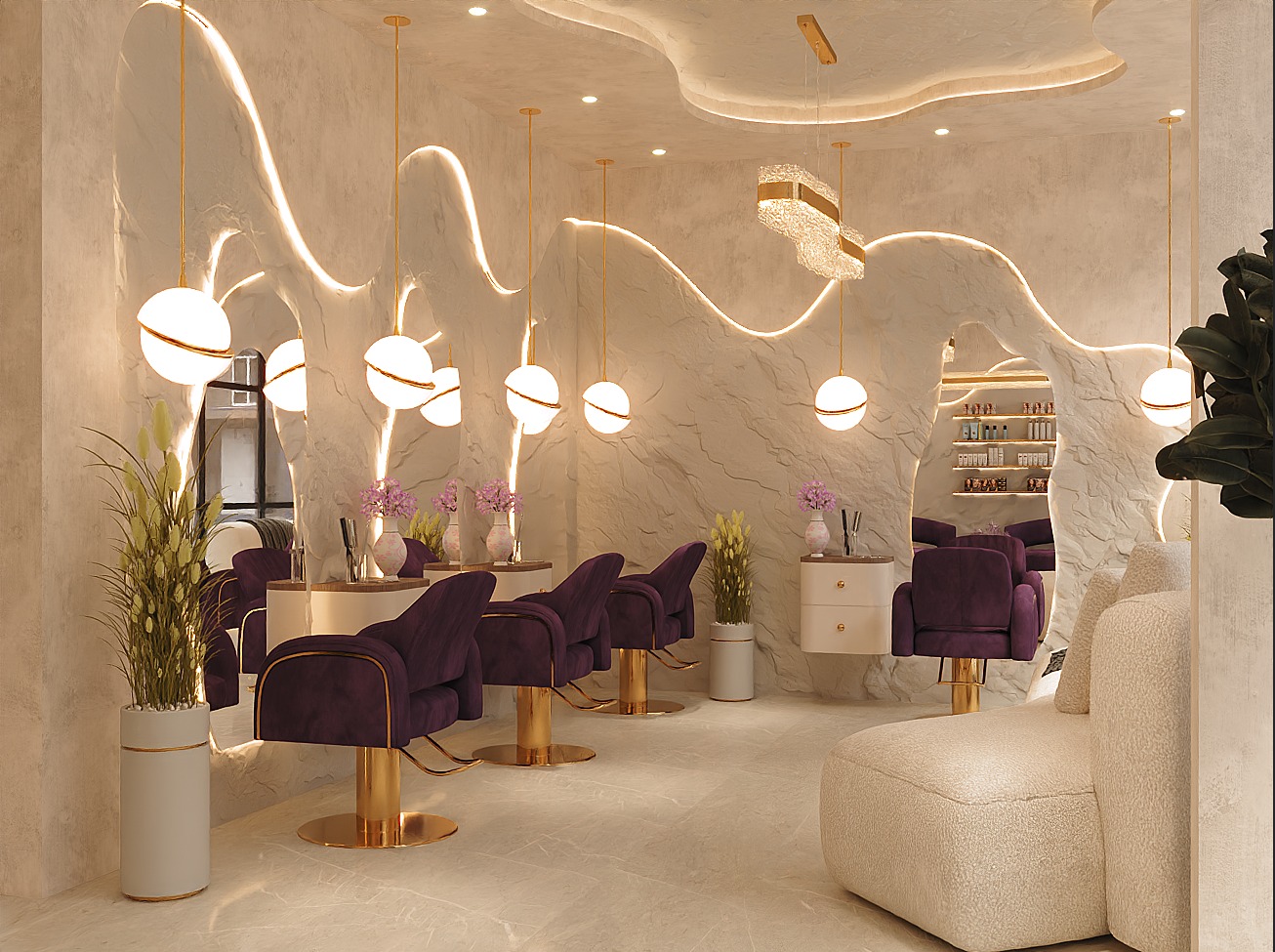 Salon & Spa — Umbratha Dezign interior