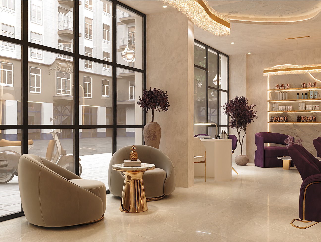Salon & Spa — Umbratha Dezign interior
